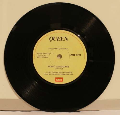 Queen - Body Language/Life is real 1982 SA pressing 7" single