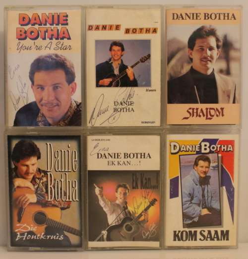 Danie Botha cassettesx 6 (3 of which are autographed)