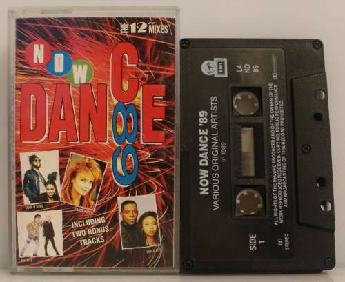 NOW Dance '89 the 12" remixes cassette (play-tested in full) for BRIAN