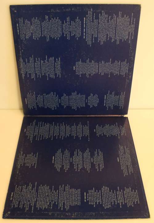 Joni Mitchell Blue 1971 original US G/F with original blue inner (MS 2038) VG-/EX