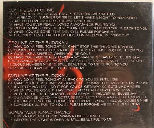 Bryan Adams - The Best of Me (2xCD plus DVD)