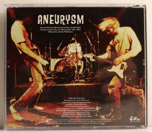 Nirvana - Aneurysm PROMO CD single US 1996