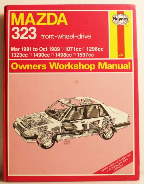 Mazda 323 Workshop manual good condition