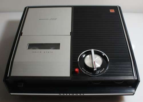 National RQ-203S Solid State Tape Recorder (and microphone) in excellent condition with instructions