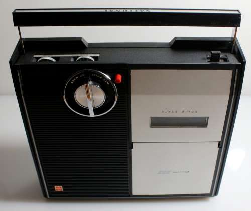 National RQ-203S Solid State Tape Recorder (and microphone) in excellent condition with instructions