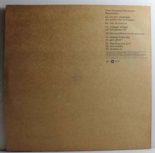 The CHEMICAL BROTHERS - Come With Us 3XVinyl (33/45 RPM) PROMO For CHRIS