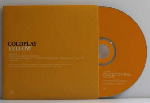 Coldplay - Yellow promo 3-track CD single (2000 UK)