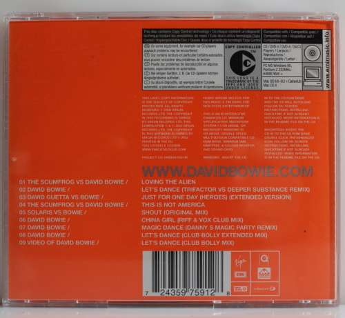 Club BOWIE - Rare and Unreleased 12` mixes enhanced CD (2003 Europe)