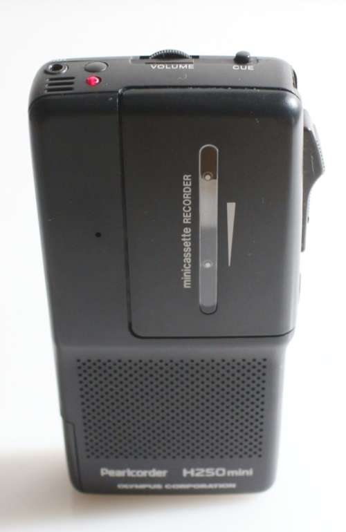 Olympus Pearlcorder H250mini cassette recorder/dictaphone excellent condition working