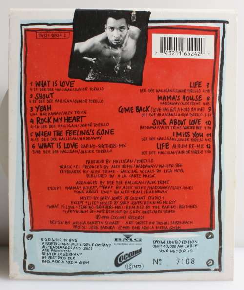 Haddaway - What is Love Special Limited Edition 7108 of 10 000 CD