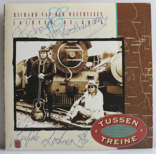 Richard van Der Westhuizen Lochner De Kock - Tussen Treine CD  (**Autographed**) 1991