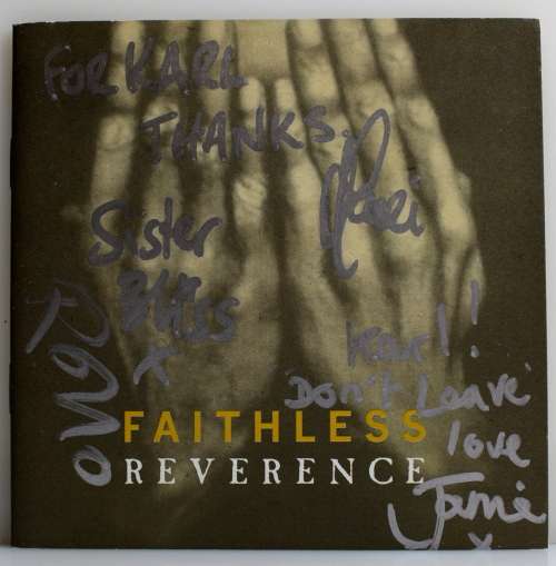 Faithless Reverence + Irreverence Limited Edition SIGNED cover UK 1996