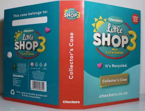 Checkers Little Shop 3 Collector`s Case COMPLETE including all cards