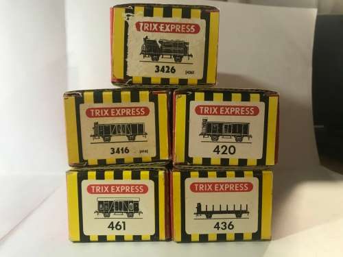 Trix Express set of 5 wagons 3426/3416/420/461/436