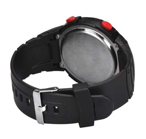 Fashion Waterproof Mens Boy LCD Digital Stopwatch Date Rubber Sport Wristwatches