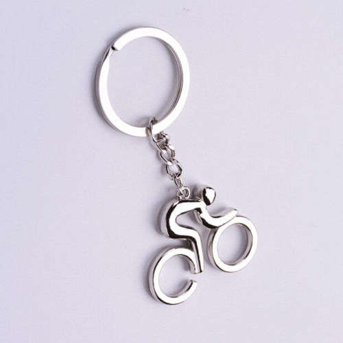 Stainless Steel Key Chain Holder Bottle Opener Fathers Day Gift Man Bicycle Key chain hot silver