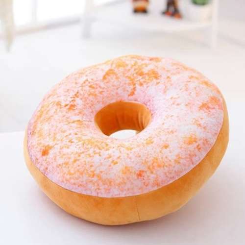 3D Creative Plush Donut Food Pillows Stuffed Toys Dolls Funny Cartoon Donuts Pillow Plush
