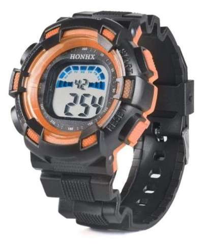 HONHX Sport Mens Watches Waterproof LED Digital Date Alarm Army Wrist Watch