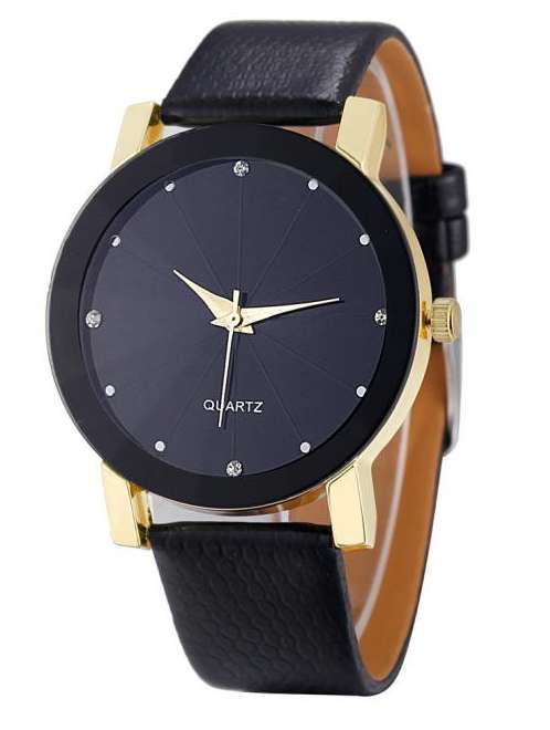 Luxury Men Quartz Sport Military Stainless Steel Dial Leather Band Wrist Watches