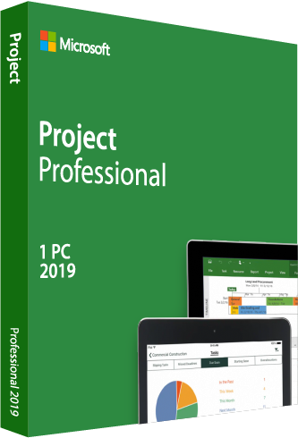 MICROSOFT PROJECT PROFESSIONAL 2019 (DIGITAL CODE)