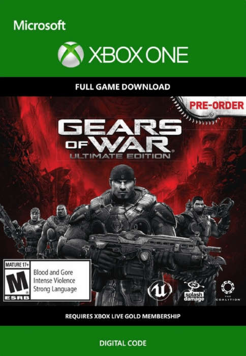 GEARS OF WAR ULTIMATE EDITION (XBOX ONE) DIGITAL CODE (FREE EMAIL DELIVERY)