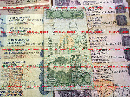 Lot of South African banknotes