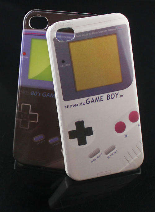 FREE SHIPPING !! 1PCS Retro Nintendo Game Boy Hard Case Back Cover Black Berry 8520 Fashion Gift