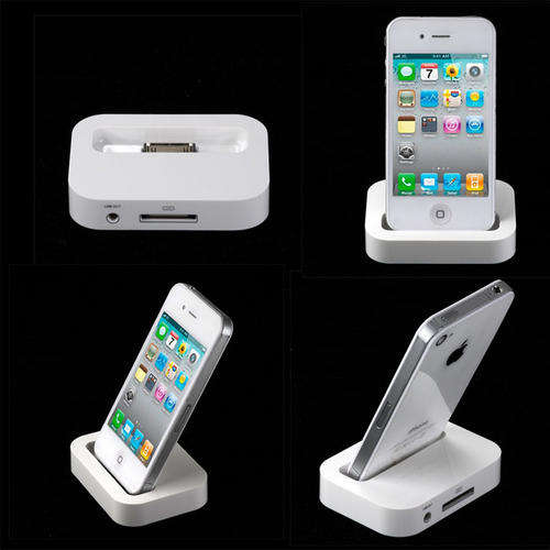 LOCAL STOCK!! New white Charger Station Stand Holder Sync Dock Cradle for Apple iPhone 4 4G 4S
