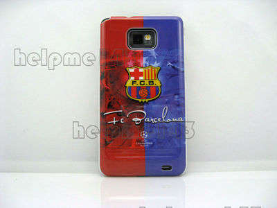 FREE SHIPPING!! Brand New football team Barcelona Hard case cover for samsung galaxy s2/i9100