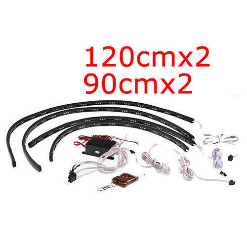 LOCAL STOCK!! Remote Car RGB UnderCar LED Light Kits 4PCS Car Lights