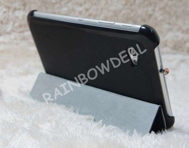 Ultra Slim Magnetic Leather Smart Cover + Hard Back Case for Samsung P6200 P6210 P3100