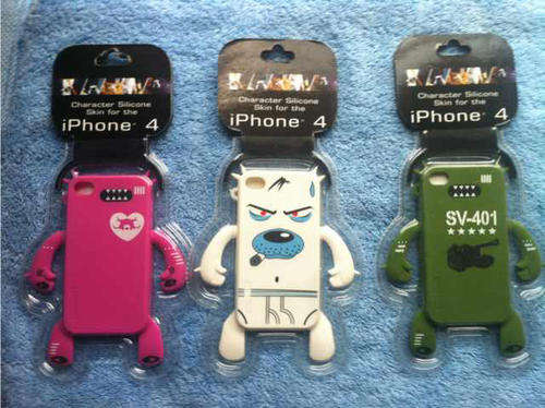 LOCAL STOCK!! YETTIDE Character Silicone Skin COVER For iPhone 4 4G 4GS