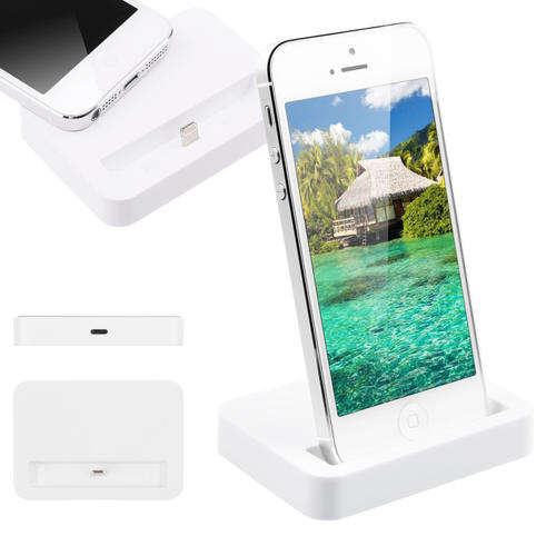 Data Sync Charger Docking Station 8 Pin Dock Cradle for Apple iPhone 5 5C 5S