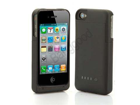 New 1900mAh External Backup Battery Charger Case Cover For Apple Iphone 4 4S