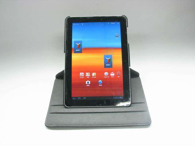 360 degree Black Rotating Stand Leather Case For Samsung Galaxy Tab 10.1 P7510 P7500