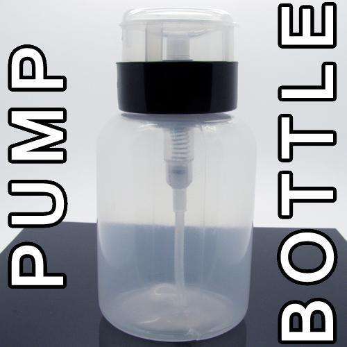 LOCAL STOCK!! CLEAR PUMP BOTTLE DISPENSER NAIL ART SALON ARTIST