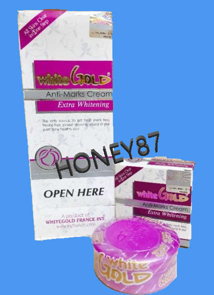 White Gold Whitening Cream 6 pack