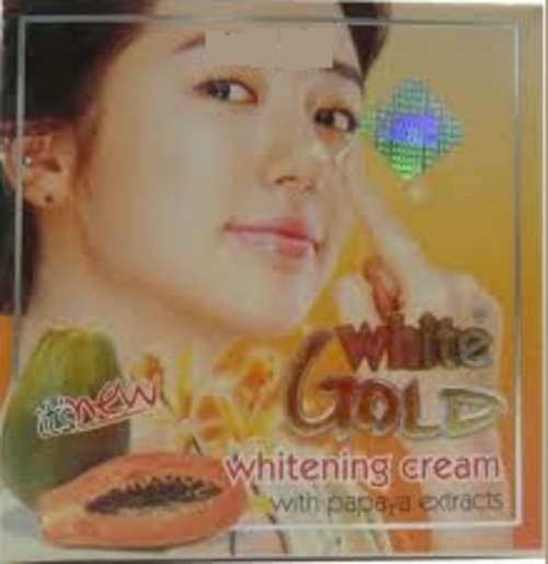 White Gold Whitening Cream With Papaya Extracts