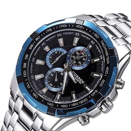 Curren Quartz Tungsten Steel Vogue Business Watch