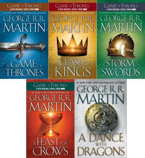 A Song of Ice and Fire (5 books series) Hard Copies - GEORGE R.R MARTIN