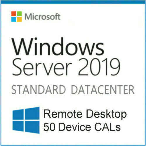 Windows Server 2019 standard  RDS 50 Devices CALS Remote Desktop Service