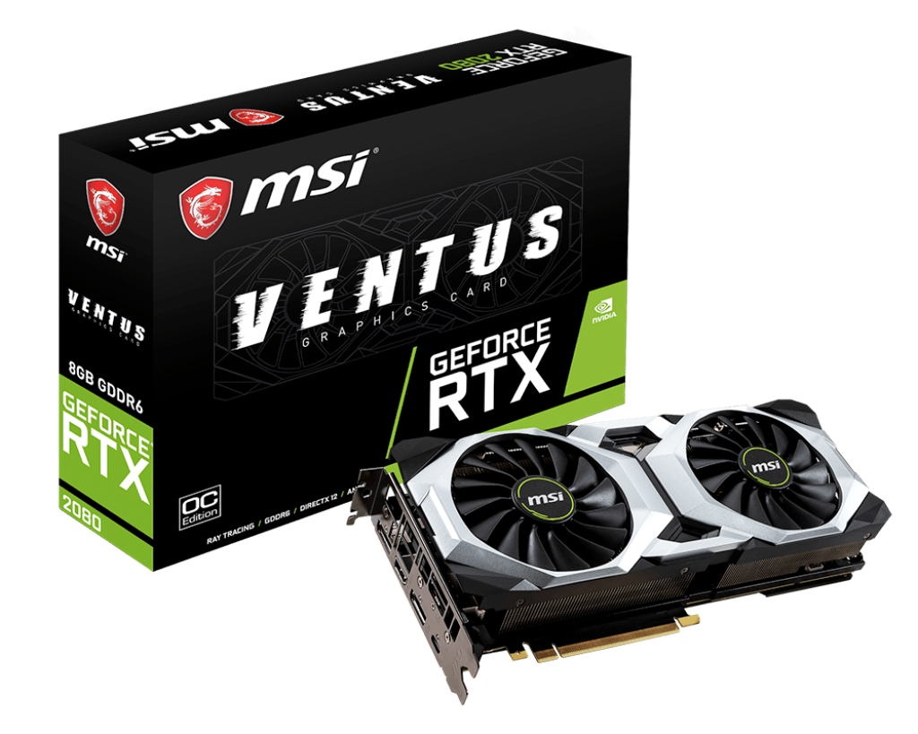 Nvidia Geforce RTX 2080 Ventus 8GB GDDR6 OC Edition