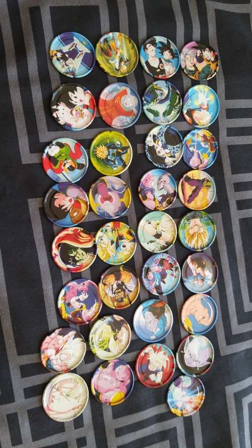 Dragon Ball z Metal Tazos