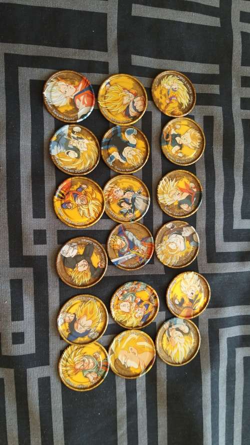 Dragon Ball z Metal Tazos