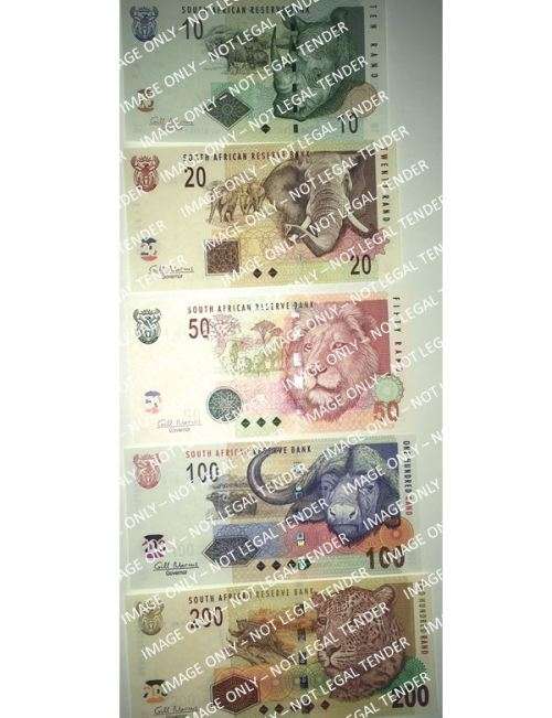 Gill Marcus | 1st Issue | Set of AA #146 Series Big Five UNC Notes with Identical Serial Numbers |