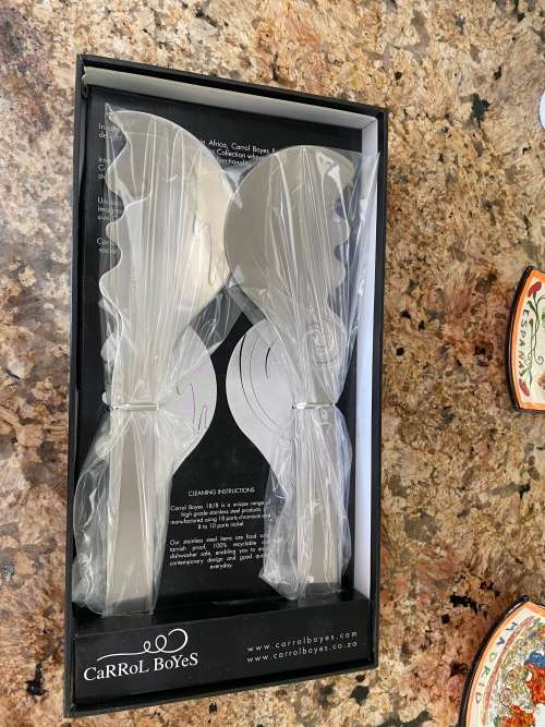 Carrol Boyes Salad Servers Kiss