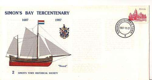 SIMONSTOWN HISTORICAL SOCIETY COVER 2, SIMONS BAY AS PER SCAN