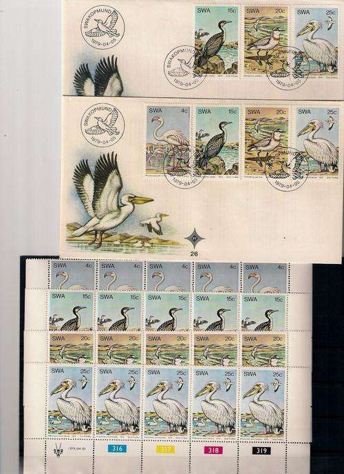 'MISSING STAMP VARIETY" FDC 26, TWO FDC'S & CONTROL BLOCKS AS PER SCAN. RARE