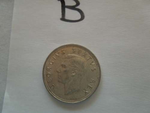 1950 Five Shilling ( Crown ) B