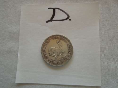 1950 Five Shilling ( Crown ) D